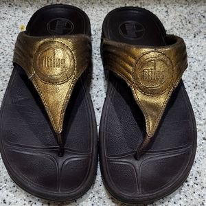 Micro Wedge Fitflops Wobbleboard Thong Sandals